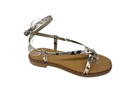 SMR semerdjian Greta imp Piton Sandales Nu pieds Online Hot Sale