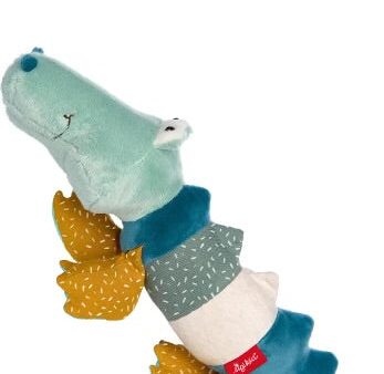 Patchwork Crocodile Plush Toy Online now