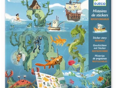 Djeco Stickers Reusable Under the Sea Sale