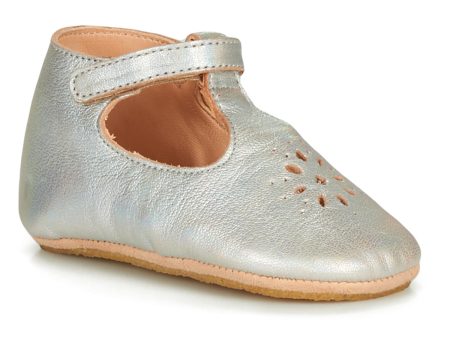 EZPZ Lillyp argent chaussons cuir ballerine For Discount