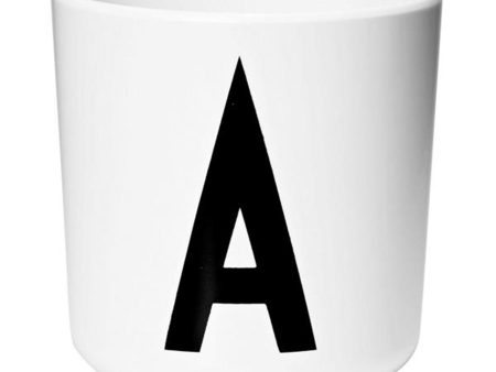 Design Letters ABC Melamine Cup White Online Hot Sale