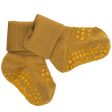 GObabyGO Bamboo Strumpor Antislip Mustard Supply