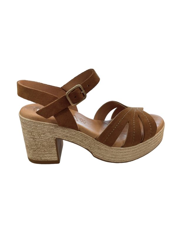 KAOLA 2506 Camel Nu pied sandales Online Hot Sale