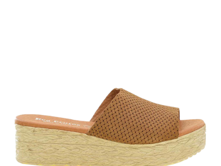 EVA FRUTOS 767 Camel Sandales Nu pieds Online Sale