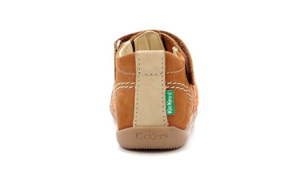 KICKERS BIGBAZAR camel & orange Sandales Nu Pieds Fashion