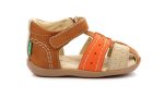 KICKERS BIGBAZAR camel & orange Sandales Nu Pieds Fashion