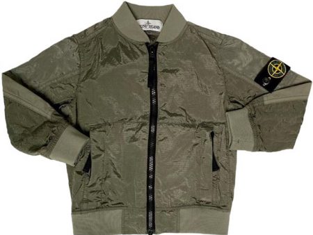 Stone Island Junior Jacket Green Online Sale