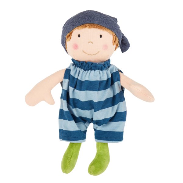 Plush Doll with Blue Outfit For Sale