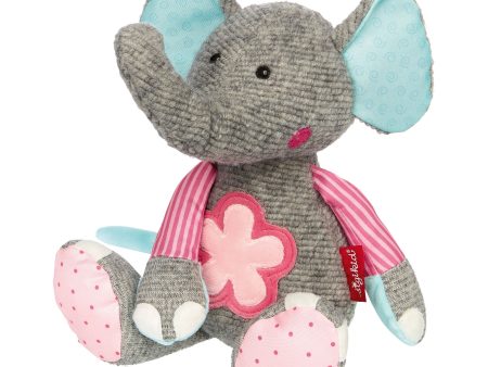 Patchwork Flower Elephant Plush Toy For Sale