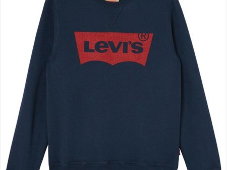 Levi s Sweatshirt NOS Bat Marine Blå Fashion