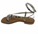 SMR semerdjian Greta imp Piton Sandales Nu pieds Online Hot Sale