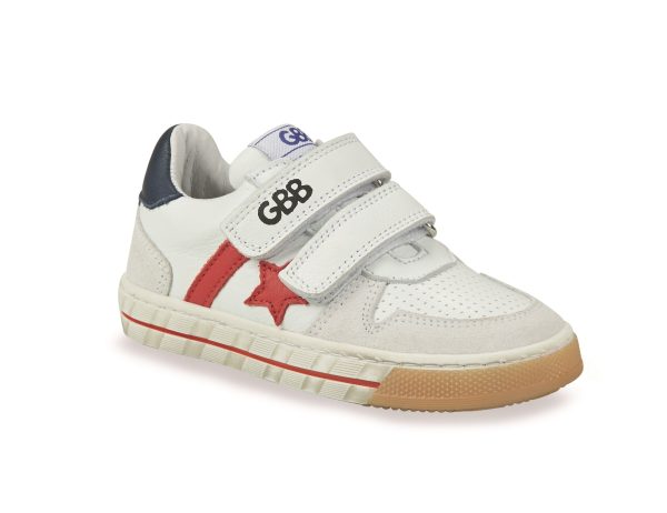 GBB KIWI Blanc Chaussures basses  sneakers For Discount