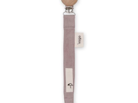 Pacifier Clip - Pala - Mauve on Sale