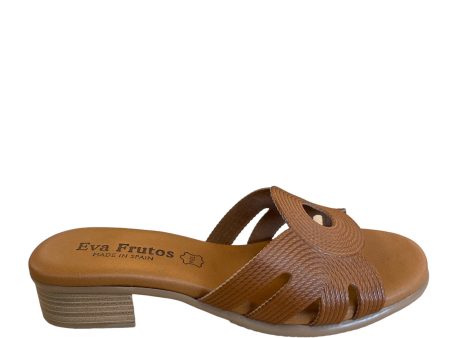 EVA FRUTOS 1300 Camel Mules Sandales Nu pieds Supply