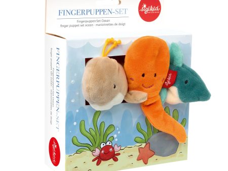 Finger Puppet Set: Ocean on Sale