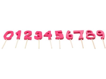 Kids by Friis Birthday Cake Numbers Pink Discount