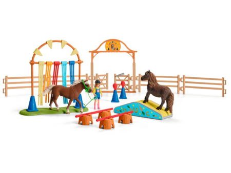 Schleich Farm World Pony Agility Training Hot on Sale