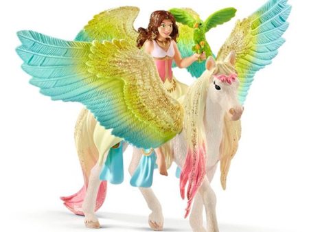 Schleich Bayala Fairy Surah with Glitter Pegasus on Sale