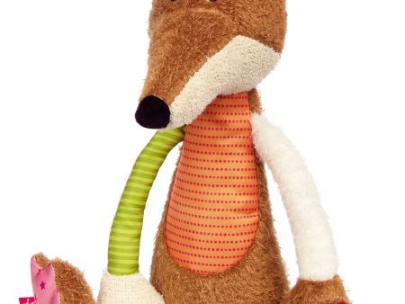 Patchwork Fox Plush Toy Online now