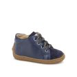 SHOO POM WOOD ZIP BASE Navy bottillons Hot on Sale