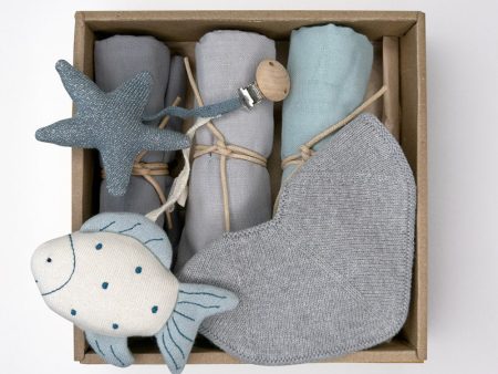 Gift Box - Shades of Aqua Sea For Cheap