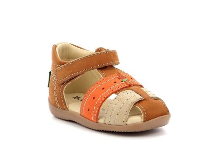 KICKERS BIGBAZAR camel & orange Sandales Nu Pieds Fashion