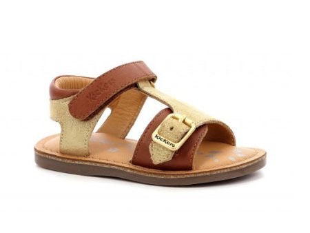 KICKERS DIAZZ Camel Or Sandales Nu Pieds Cheap