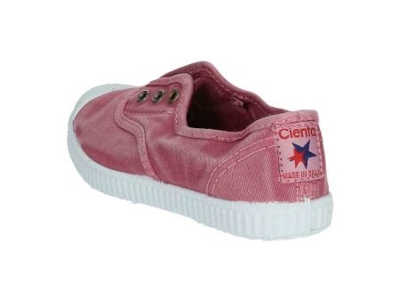 CIENTA TOILE  élastique 70777 Rose 42 Toiles Espadrilles on Sale