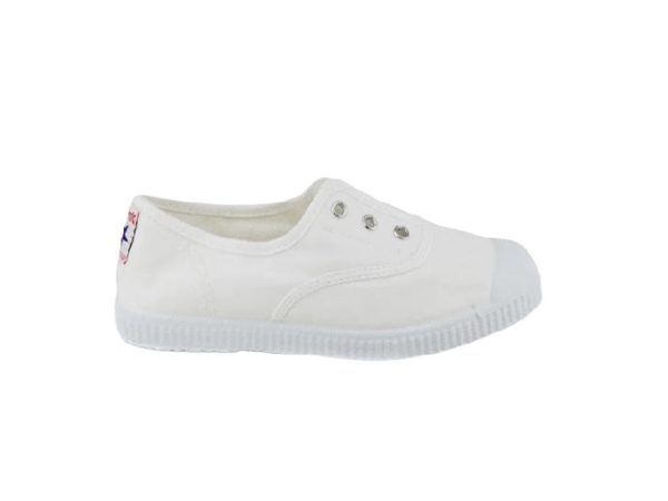 CIENTA TOILE  élastique 70997 Blanc Toiles Espadrilles on Sale