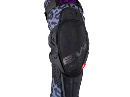 EVS Slayco96 Knee Guard Pair Ghost Leopard - Small Medium Online now