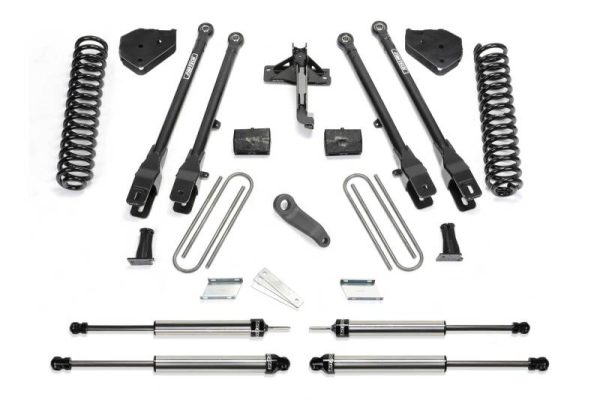 Fabtech 17-21 Ford F250 F350 4WD Diesel 6in 4Link Sys w Coils & Dlss Shks For Cheap