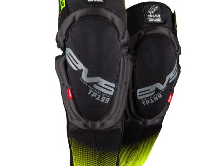 EVS TP199 Knee Shin Guard Pair Black Hi Viz - 2XL Online