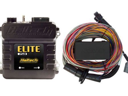 Haltech Elite 750 Premium Universal Wire-In Harness ECU Kit Online Sale