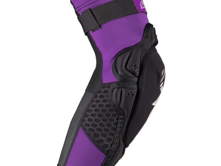 EVS Slayco96 Knee Guard Pair Purple Black - Youth For Sale